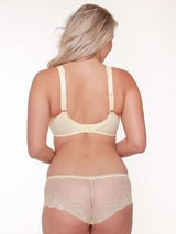 LingaDore Daily Full Coverage Lace french vanilla soft-cup bra