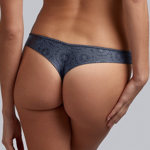 Marlies Dekkers Savage Sadie anthracite thong Marlies Dekkers Savage Sadie anthracite thong