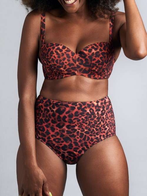 Marlies Dekkers Swimwear Panthera red/black bikini brief Marlies Dekkers Swimwear Panthera red/black bikini brief