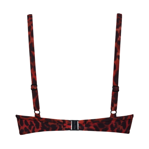 Marlies Dekkers Swimwear Panthera black/red push up bikini bra Marlies Dekkers Swimwear Panthera black/red push up bikini bra