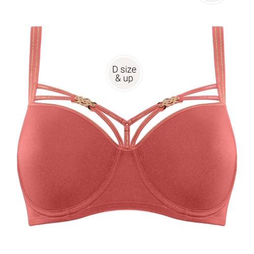 Marlies Dekkers Forever Secret pink/gold padded bra Marlies Dekkers Forever Secret pink/gold padded bra