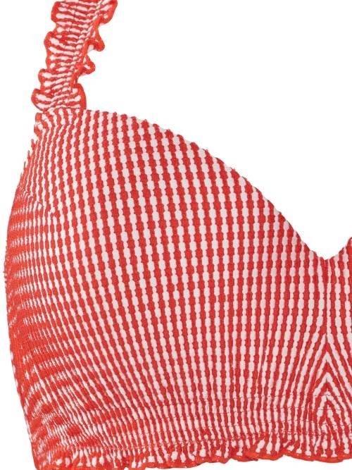 Marlies Dekkers Swimwear Côte d'azur red/white padded bikini bra Marlies Dekkers Swimwear Côte d'azur red/white padded bikini bra
