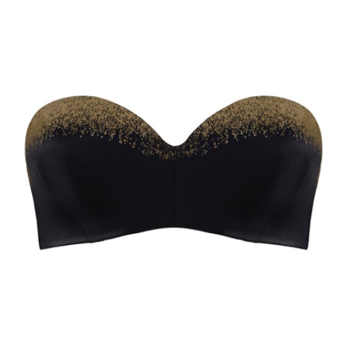 Marlies Dekkers Swimwear Isthar black/gold padded bikini bra Marlies Dekkers Swimwear Isthar black/gold padded bikini bra