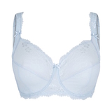 LingaDore Daily Full Coverage Lace illusion blue soft-cup bra