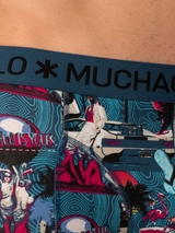Muchachomalo Miami Vatos blue/print boxershort