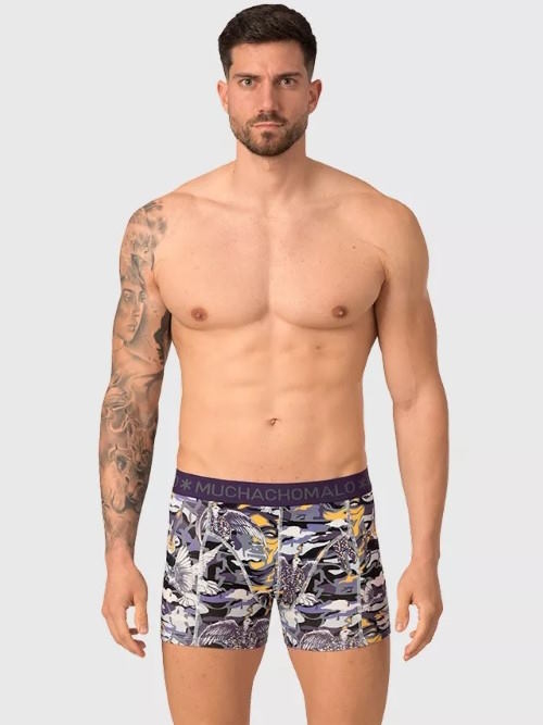 Muchachomalo Prince purple/print boxer short Muchachomalo Prince purple/print boxer short