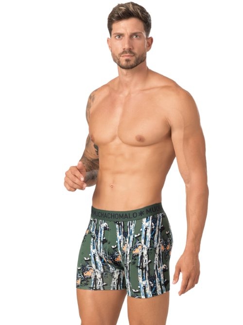 Muchachomalo Chasing Waterfalls green/print boxer short Muchachomalo Chasing Waterfalls green/print boxer short
