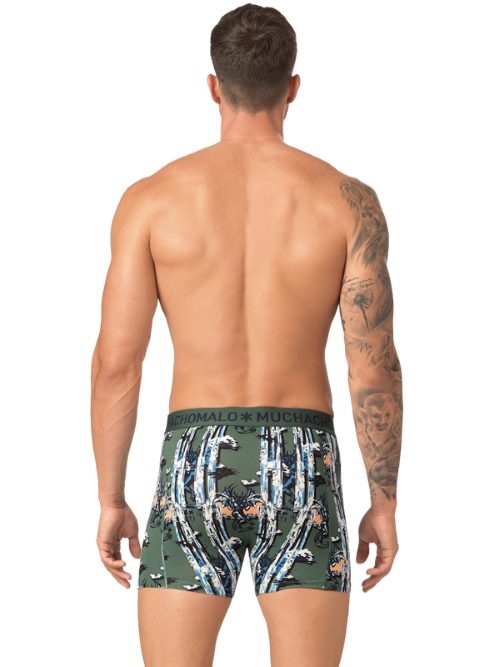 Muchachomalo Chasing Waterfalls green/print boxer short Muchachomalo Chasing Waterfalls green/print boxer short