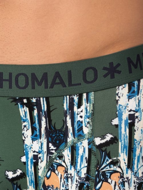 Muchachomalo Chasing Waterfalls green/print boxer short Muchachomalo Chasing Waterfalls green/print boxer short