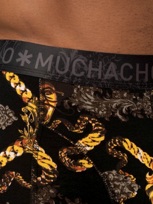 Muchachomalo Cuban black/print boxer short Muchachomalo Cuban black/print boxer short