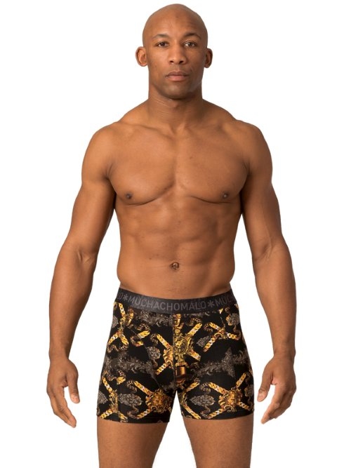 Muchachomalo Cuban black/print boxer short Muchachomalo Cuban black/print boxer short