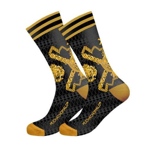 Muchachomalo Cuban black/print socks Muchachomalo Cuban black/print socks