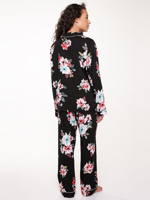 LingaDore Night Blossom black/print pajama LingaDore Night Blossom black/print pajama