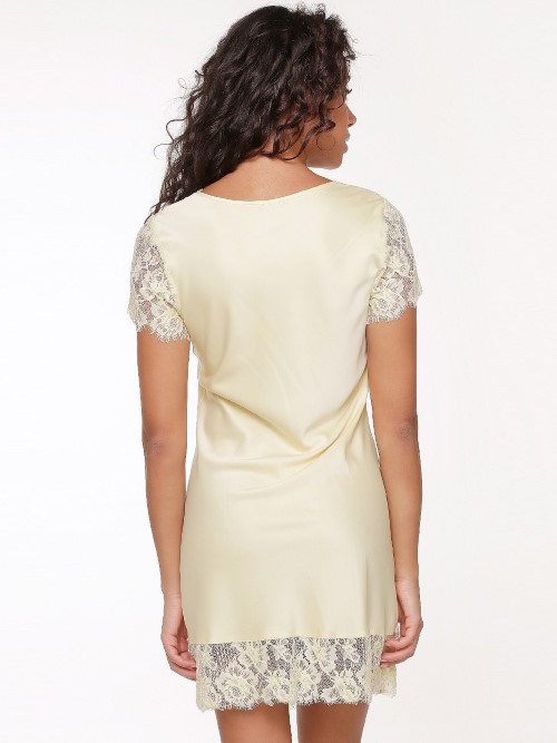 LingaDore Night Daily Satin french vanilla nightdress LingaDore Night Daily Satin french vanilla nightdress