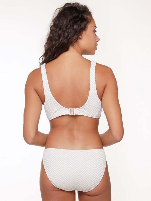 LingaDore Beach Fishbone ivory/print padded bikini bra LingaDore Beach Fishbone ivory/print padded bikini bra