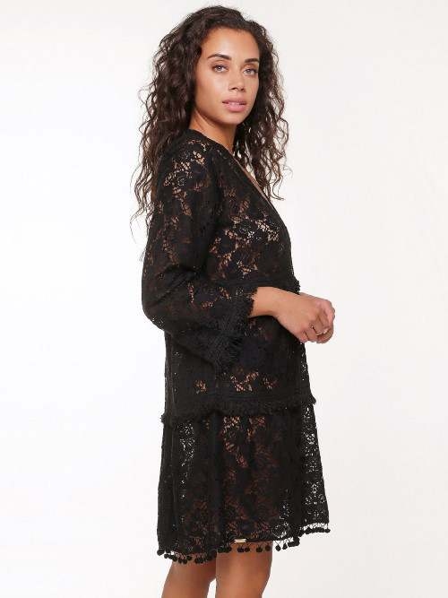 LingaDore Beach Boho black tunic LingaDore Beach Boho black tunic