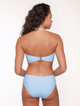 LingaDore Beach Blue Stripes blue/white padded bikini bra