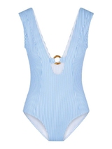 LingaDore Beach Blue Stripes blue/white bathingsuit