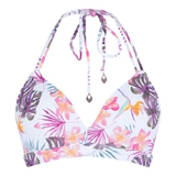LingaDore Beach Tropic Floral white/print padded bikini bra