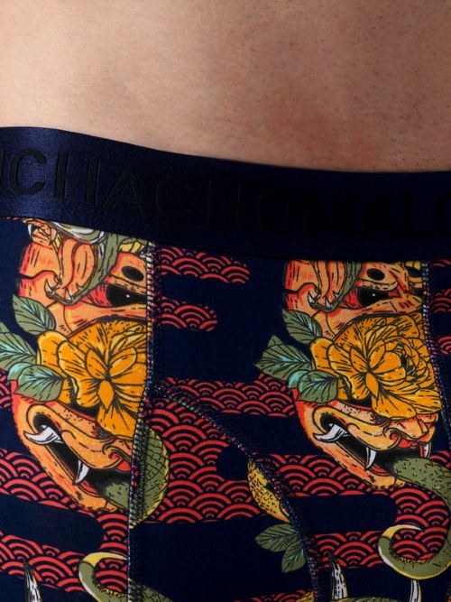 Muchachomalo Leaves blue/print boxer short Muchachomalo Leaves blue/print boxer short