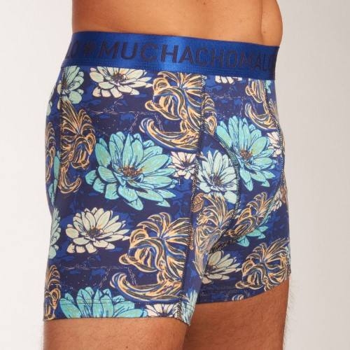 Muchachomalo Lickit blue/print boxer short Muchachomalo Lickit blue/print boxer short