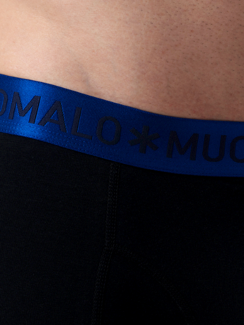 Muchachomalo Basic black/blue boxer short Muchachomalo Basic black/blue boxer short