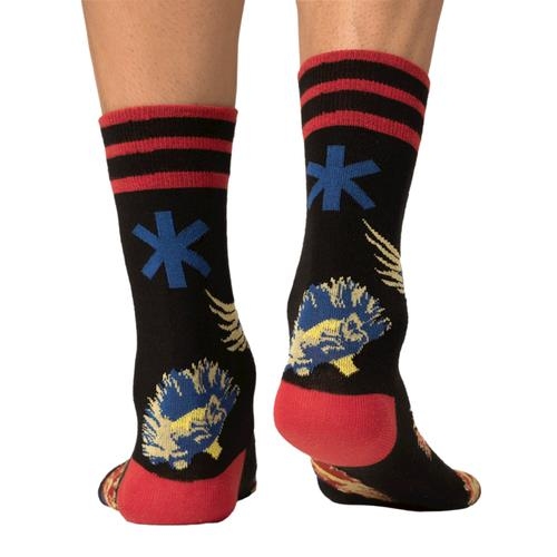 Muchachomalo Baretta black/red socks Muchachomalo Baretta black/red socks