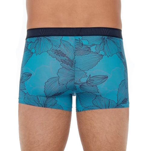 HOM Fano Plume aqua/print sport trunk HOM Fano Plume aqua/print sport trunk