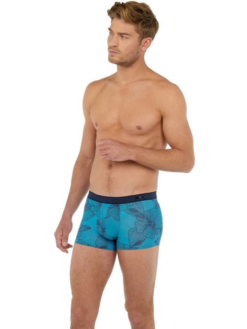 HOM Fano Plume aqua/print sport trunk HOM Fano Plume aqua/print sport trunk