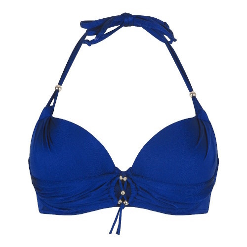 LingaDore Beach Carol cobalt padded bikini bra LingaDore Beach Carol cobalt padded bikini bra