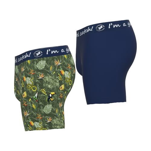 A Fish Named Fred Amazone green/print boxer short A Fish Named Fred Amazone green/print boxer short