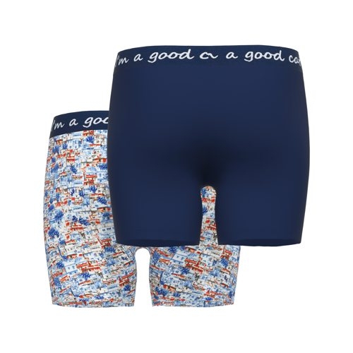 A Fish Named Fred Rio de Janairo navy/print boxer short A Fish Named Fred Rio de Janairo navy/print boxer short