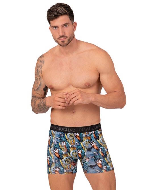Muchachomalo Myth Norway blue/print boxer short Muchachomalo Myth Norway blue/print boxer short