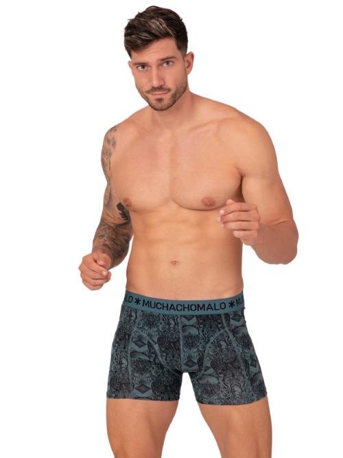 Muchachomalo Myth Indonesia green/print boxer short Muchachomalo Myth Indonesia green/print boxer short