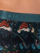 Muchachomalo Birds green/print modal boxershort