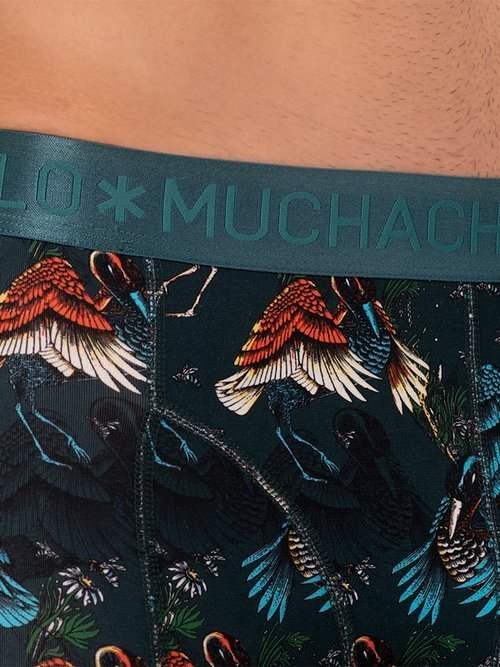 Muchachomalo Birds green/print modal boxershort Muchachomalo Birds green/print modal boxershort