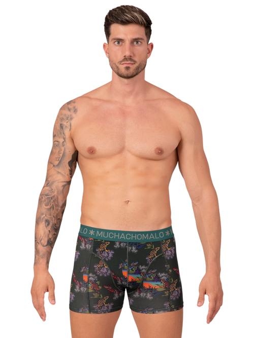 Muchachomalo Frogger green/print modal boxershort Muchachomalo Frogger green/print modal boxershort