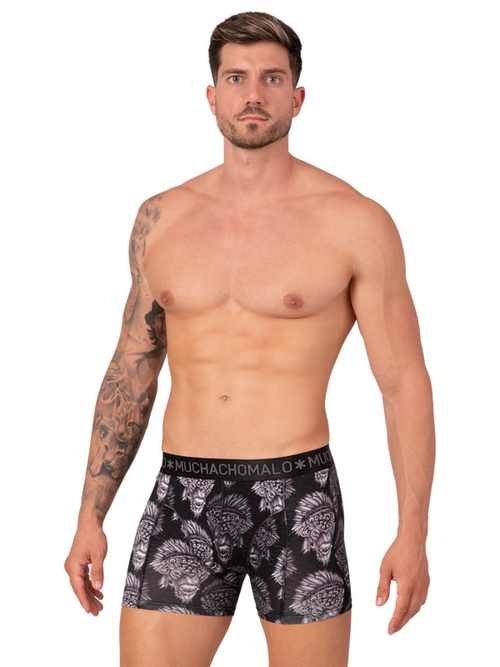 Muchachomalo Bison black/print modal boxershort Muchachomalo Bison black/print modal boxershort