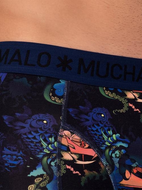 Muchachomalo Ship blue/print modal boxershort Muchachomalo Ship blue/print modal boxershort