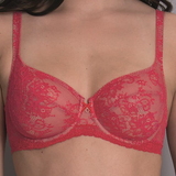 Rosa Faia Abby red soft-cup bra