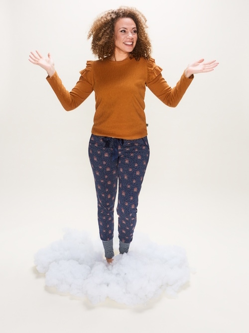 Charlie Choe Wandering Nights navy/print pyjama pant Charlie Choe Wandering Nights navy/print pyjama pant