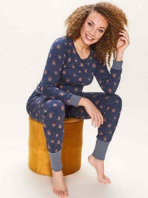 Charlie Choe Wandering Nights navy/print sleep shirt Charlie Choe Wandering Nights navy/print sleep shirt