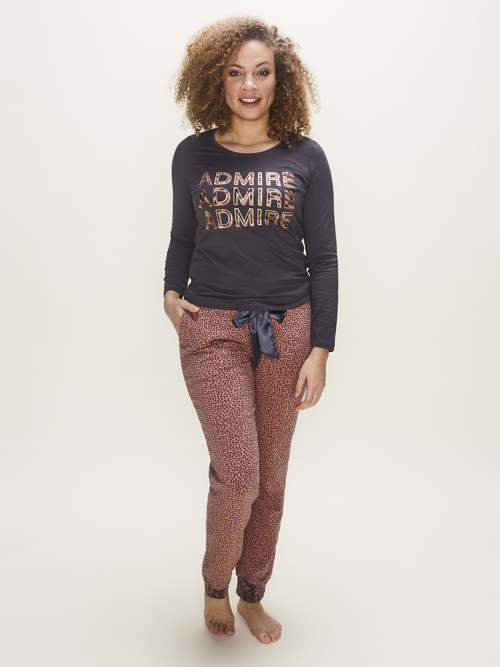 Charlie Choe Wild Nights antique rose pyjama pant Charlie Choe Wild Nights antique rose pyjama pant