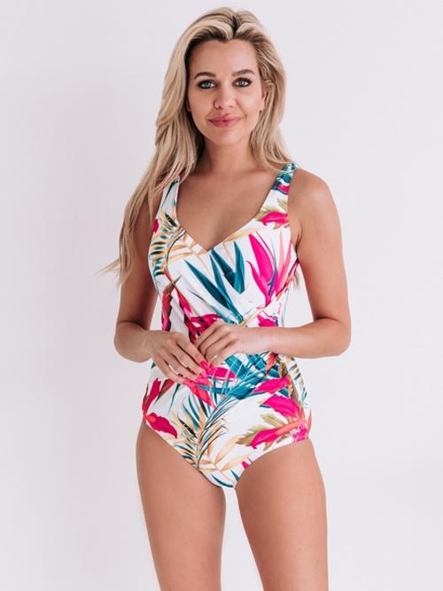 Bomain Bali white/print bathingsuit Bomain Bali white/print bathingsuit