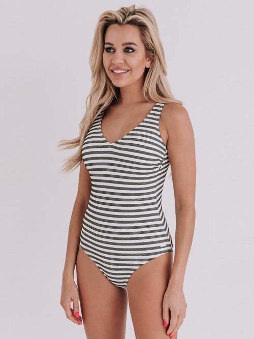 Bomain Bruges grey/white bathingsuit Bomain Bruges grey/white bathingsuit