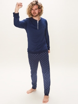 Charlie Choe UNI navy blue pyjama shirt