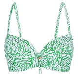 LingaDore Beach Grain grass green/white padded bikini bra