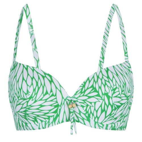 LingaDore Beach Grain grass green/white padded bikini bra LingaDore Beach Grain grass green/white padded bikini bra