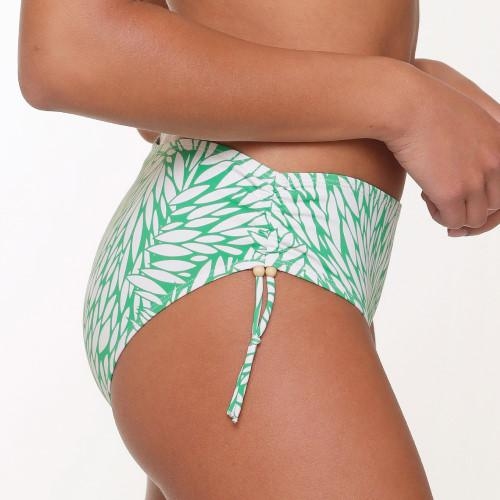 LingaDore Beach Grain grass green/white bikini brief LingaDore Beach Grain grass green/white bikini brief