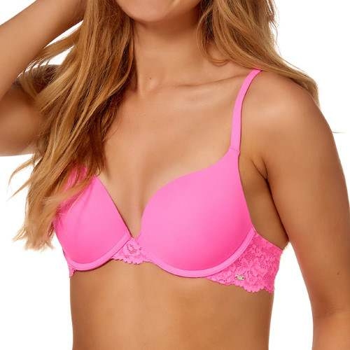 After Eden Two Way Boost hot pink push up bra
